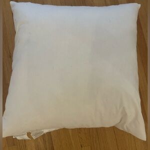Pottery Barn White Square Pillow. Insert 22x22 for decorative covers.